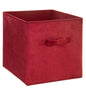 STORAGE BOX RED VELVET 31X31