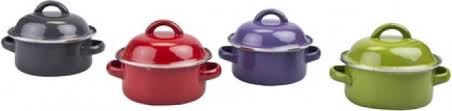 CASSEROLE & LID ENAMEL