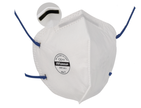 MASK FOLDING V-44 FFP1 FOR PARTICLES  50PCS