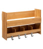 BAMBOO WALL SHELF + HOOK