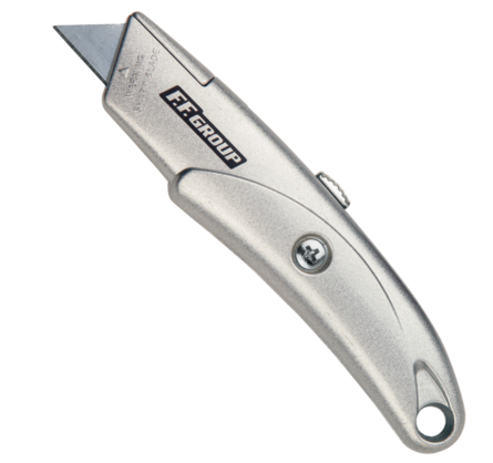 METALLIC UTILITY KNIFE WITH 3 BLADES FF GROUP