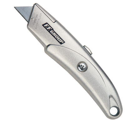 METALLIC UTILITY KNIFE WITH 3 BLADES FF GROUP