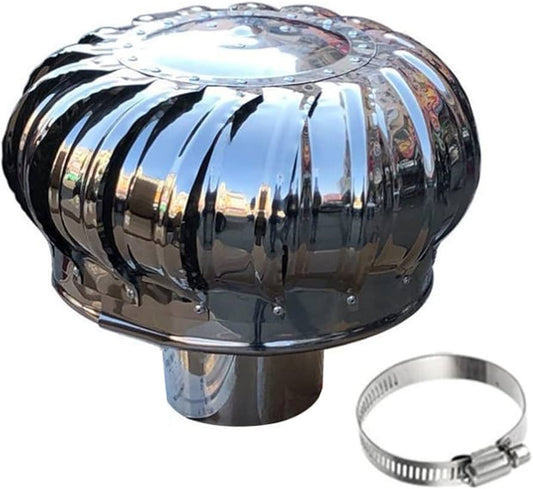 VENTILATION ROOF CHIMNEY SWEEP S/STEEL 8 " 20CM