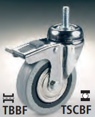 WHEELS TBBF 100 Z.G.M12X30 RIV 80KG