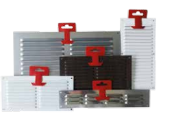 VENTILATION GRILL ALUMINIUM 0.6MM 15X30CM WHITE