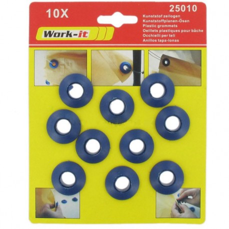 PLASTIC GROMMETS 10PCS