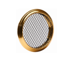 VENTILATION GRILL ALUMINIUM ? 10CM RECESS MOUNTING GOLD/BLACK