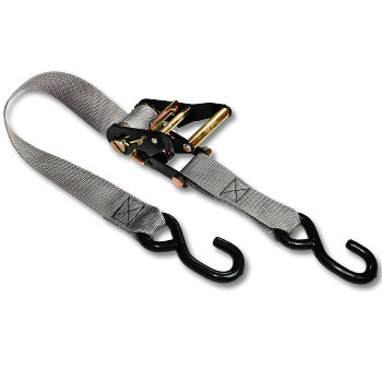 RATCHET TIE DOWN STRAPS GREEN ELTECH 60MMX6M 2000KG