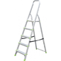 ALUMINIUM HOUSEHOLD LADDER 4+1 ELKOP