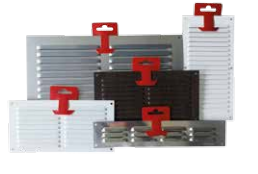VENTILATION GRILL ALUMINIUM 0.6MM 10X20CM