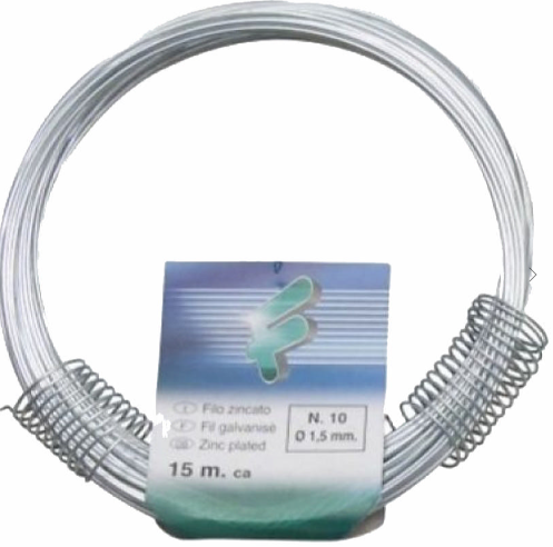 GARDEN WIRE FILO ZINC 1.5MM 15M