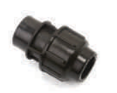 ADAPTOR PP FEMALE 25X1/2" BLACK