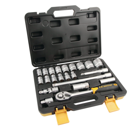 SOCKET SET 1/2" 22PCS FF GROUP