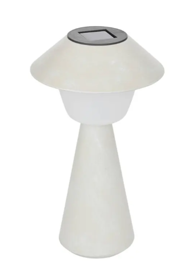 DAMON GREY SOLAR LAMP OUT H31