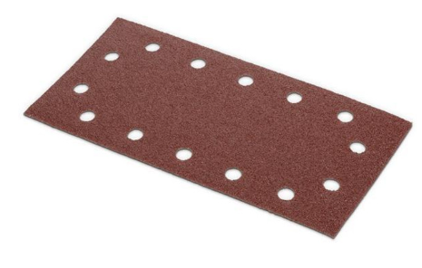 RECTANGULAR SANDPAPER VELGRO 115X240 G80 KREATOR 5PCS