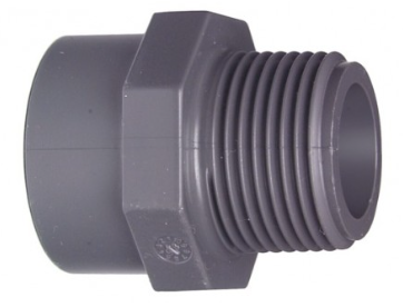 STARTER PP MALE THREAD 1/2"X1/2"  GREY