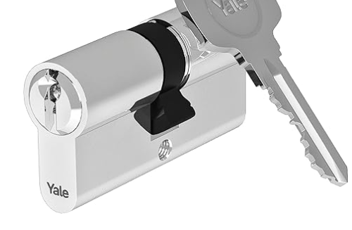 YALE Y500 CYLINDER LOCK 35-35 KD NICKEL