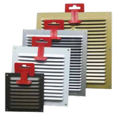 VENTILATION GRILL ALUMINIUM 0.6MM 10X10CM