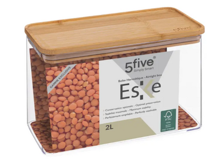 ΔΟΧΕΙΟ ΟΡΘΟΓΩΝΙΟ BAMBOO 2L ESKE