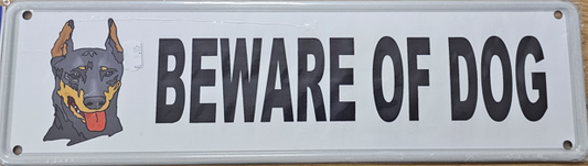 SIGN BEWARE OF DOG 40X11