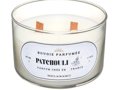SNOW PATCH GLASS CANDLE 470G