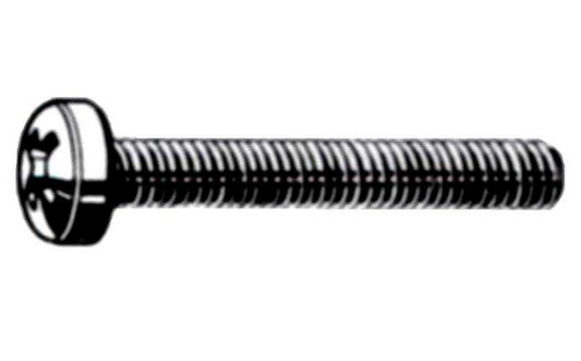4X20MM M/SCREWS D7985 CHEESE HD ZPL 20PCS