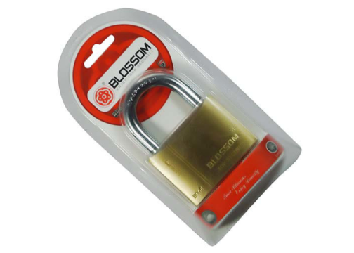 PADLOCK 50MM BLISTER BLOSSOM