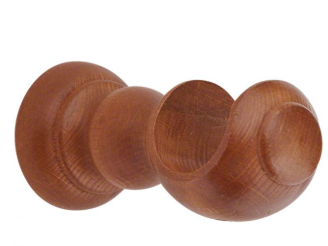 BRACKET WOODEN 10CM OLMO 35MM