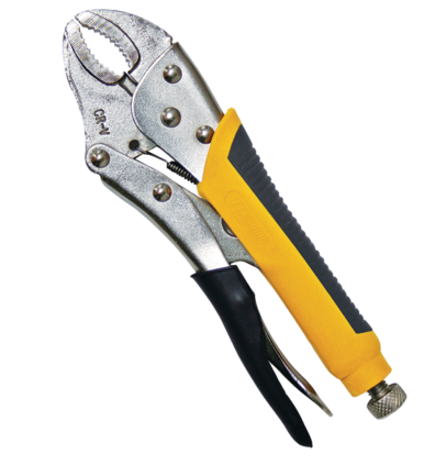 LOCK PLIERS BENT JAWS 10" 250MM FF GROUP