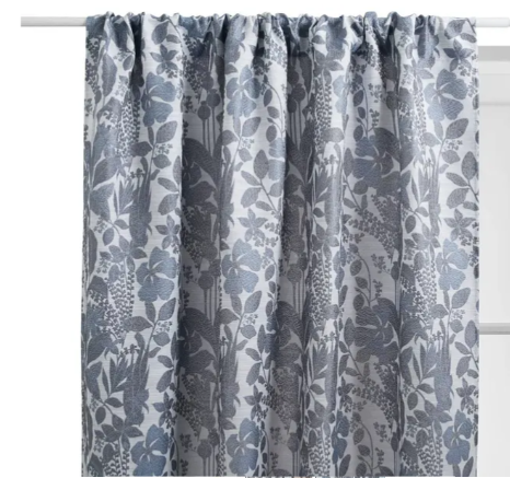 CURTAIN SAMARA STORM BLUE 140X260CM