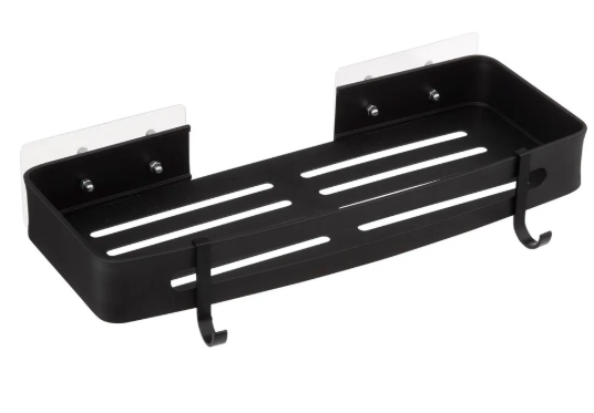 BLACK ALU SHELF WITH STICKER