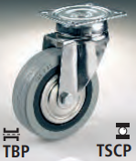 WHEEL TBP 100 Z.G. 80KG