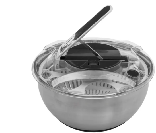 SALAD SPINNER STAINLESS STEEL