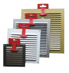 VENTILATION GRILL ALUMINIUM 0.6MM 17X17CM