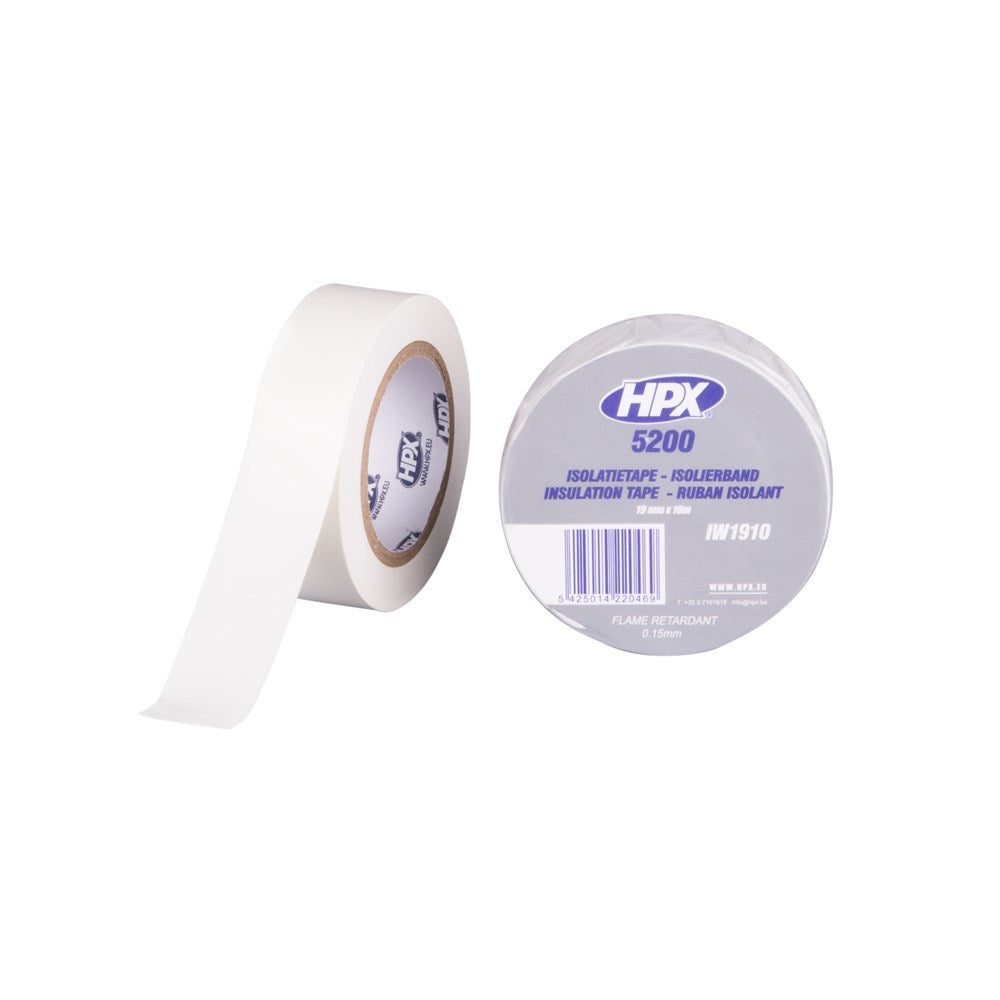 HPX INSULATING TAPE WHITE 19MMX10M