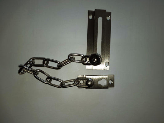 DOOR SAFETY CHAIN LOCK NICKEL MAT DG004