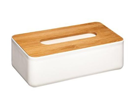 TISSUE BOX NATUREO WHITE