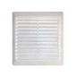 VENTILATION GRILL ABS ADJUSTABLE 17X16CM WHITE