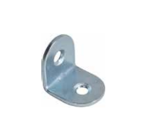 STEEL CORNER BRACKET 25X25X15MM ZINC