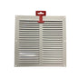 VENTILATION GRILL ALUMINIUM 49X49CM REINFORCED 1.5MM WHITE