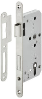 HAFELE MORTICE LOCK 20/55MM MAT BRUSHED ROUND FIRE