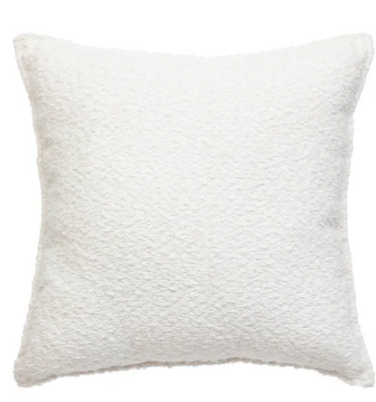 SOANA IVORY-WHITE BOUCLETTE CUSHION 45X45CM