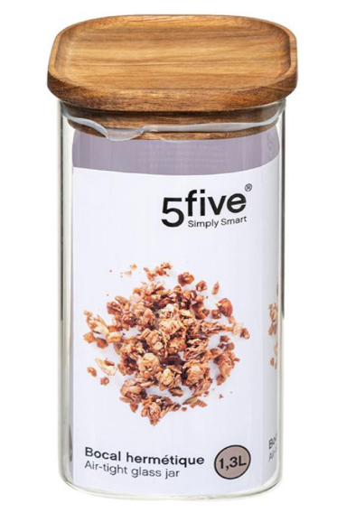 JAR SQUA GLASS+ACA 1,6L HERMET