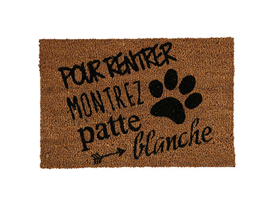 COIR DOORMAT 40X60CM FUN