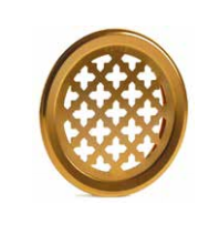 VENTILATION GRILL ALUMINIUM ? 10CM RECESS MOUNTING GOLD