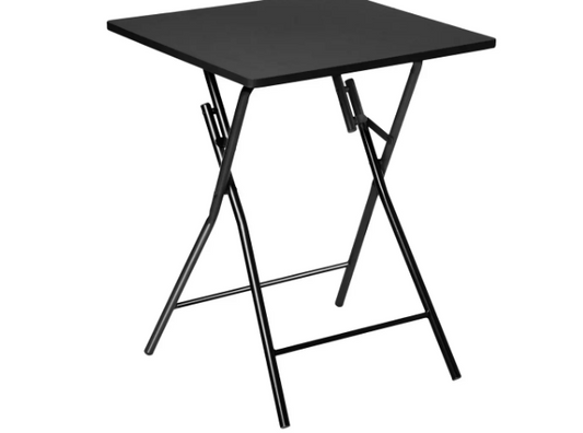 FOLDING TABLE 60X60CM BLACK