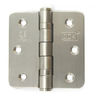 HINGE NICKEL BB MAT 3X3 ROUND 2PCS