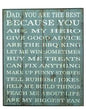 DECO TEXT 30X25X1.8CM