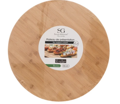 BAMBOO TURNING TRAY D50