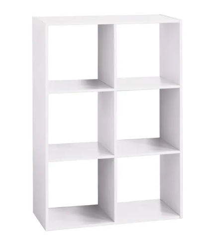 6 CPT SHELVES MIX WHITE